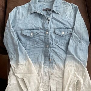 Kendall & Kylie denim button up